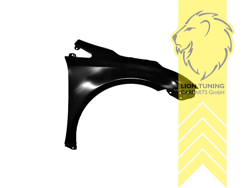 nur für rechts (Beifahrerseite), Metall / Stahl, schwarz - lackierfähig, Eintragungsfrei / als Ersatzteil verwendbar