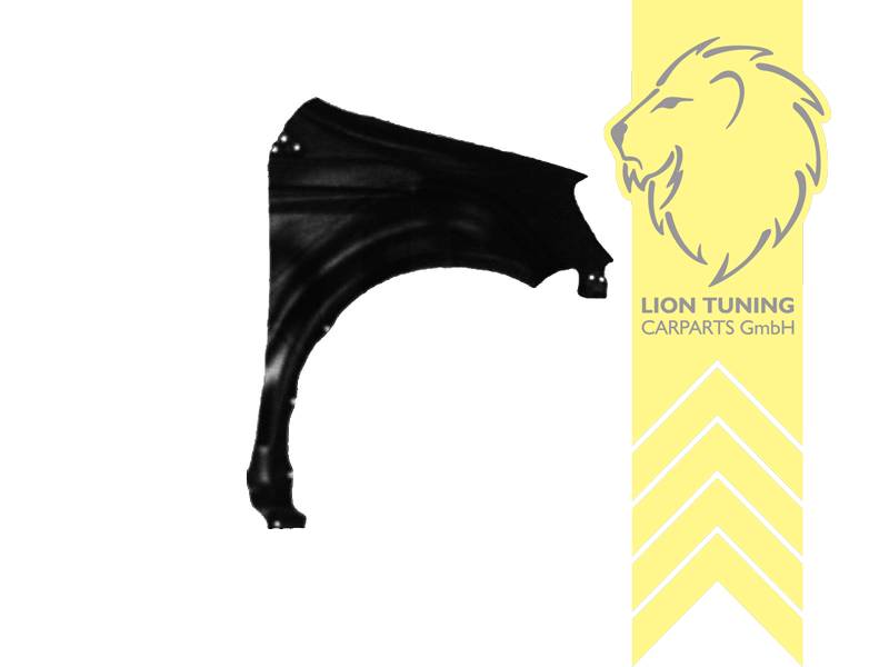 nur für rechts (Beifahrerseite), Metall / Stahl, schwarz - lackierfähig, Eintragungsfrei / als Ersatzteil verwendbar