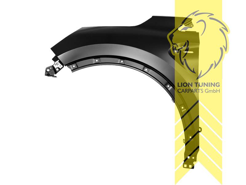 nur für links (Fahrerseite), PP Kunststoff, schwarz - lackierfähig, Eintragungsfrei / als Ersatzteil verwendbar