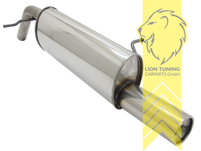 1 x 90mm, Rund, Edelstahl, Eintragungsfrei / mit ABE