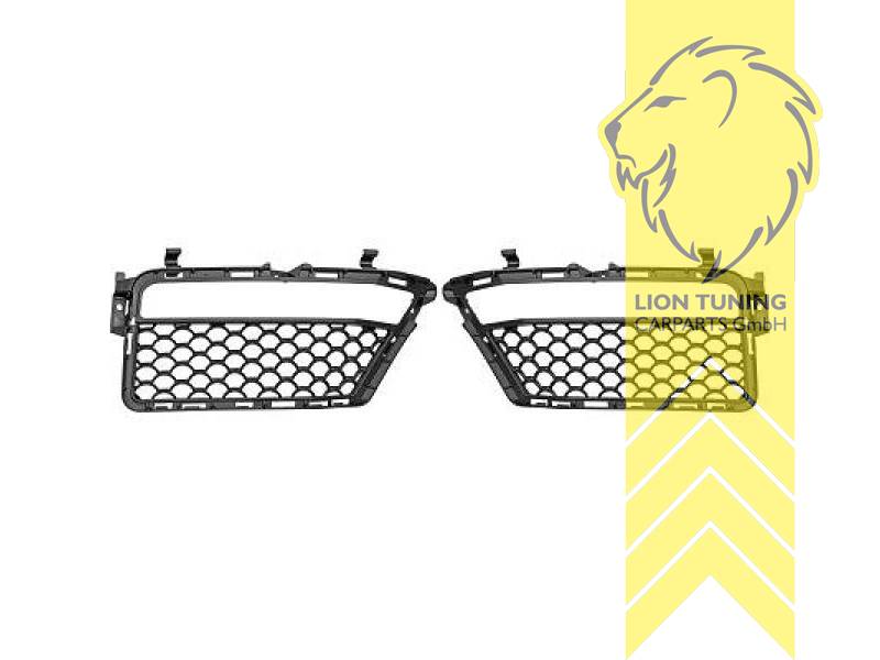 schwarz, nur passend für AMG Line Stoßstange, PP Kunststoff, Eintragungsfrei / als Ersatzteil verwendbar