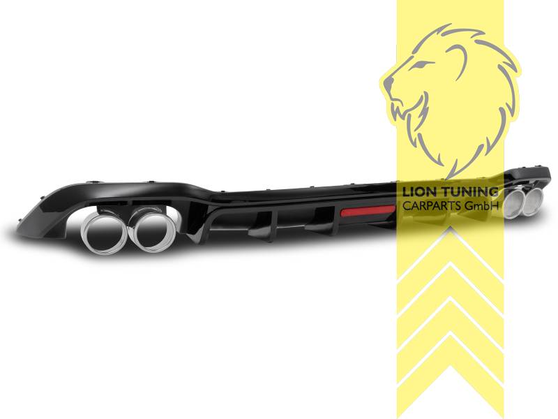 links und rechts, schwarz glänzend, ABS Kunststoff, PP Kunststoff, Eintragungsfrei / als Ersatzteil verwendbar