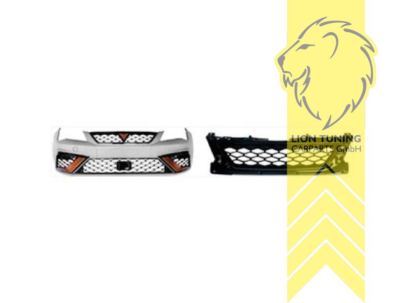 PP Kunststoff, grundiert, für Fahrzeuge ohne PDC, für Fahrzeuge mit Radar (ACC), für Fahrzeuge ohne SRA, Eintragungsfrei / mit ABE