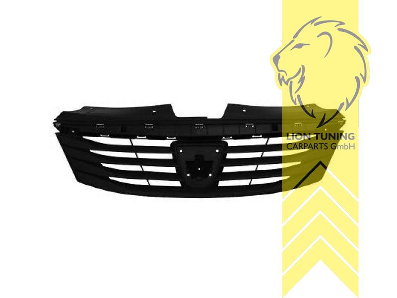 mit Emblemaufnahme, schwarz, ABS Kunststoff, Eintragungsfrei / als Ersatzteil verwendbar