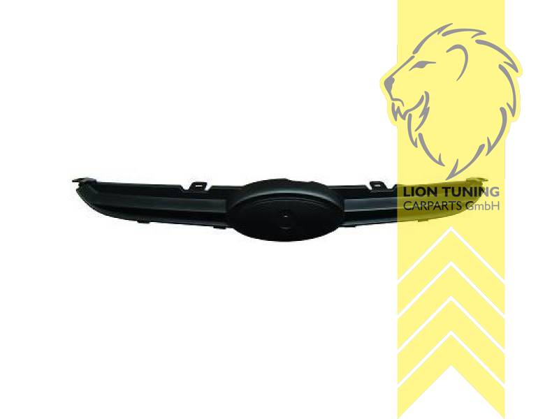 mit Emblemaufnahme, schwarz, ABS Kunststoff, Eintragungsfrei / als Ersatzteil verwendbar