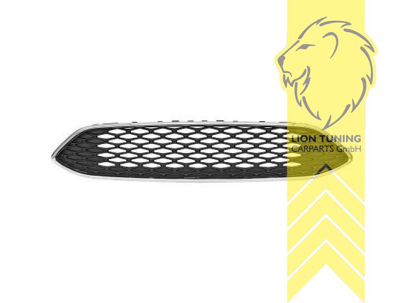 schwarz, chrom, ABS Kunststoff, Eintragungsfrei / als Ersatzteil verwendbar