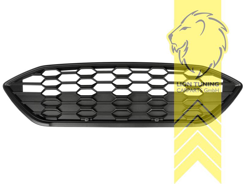 mit Emblemaufnahme, ST Line, schwarz, nur passend für ST Line, ABS Kunststoff, Eintragungsfrei / als Ersatzteil verwendbar