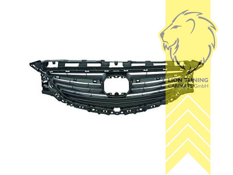 mit Emblemaufnahme, grau, ABS Kunststoff, Eintragungsfrei / als Ersatzteil verwendbar