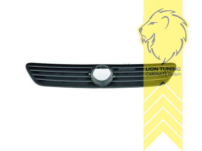 mit Emblemaufnahme, schwarz, ABS Kunststoff, Eintragungsfrei / als Ersatzteil verwendbar