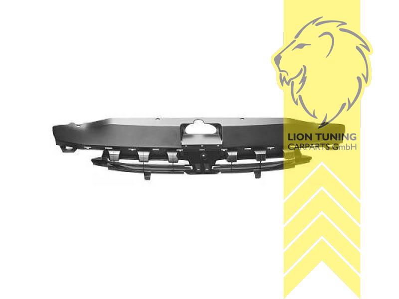 mit Emblemaufnahme, schwarz, ABS Kunststoff, Eintragungsfrei / als Ersatzteil verwendbar