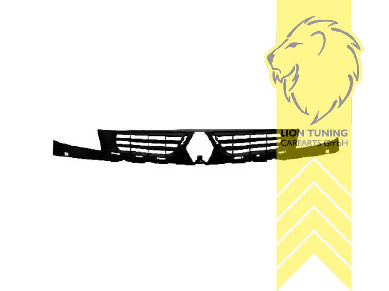 mit Emblemaufnahme, schwarz, ABS Kunststoff, Eintragungsfrei / als Ersatzteil verwendbar