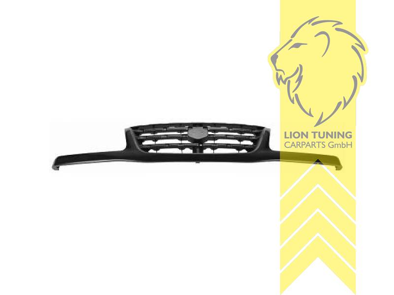 mit Emblemaufnahme, schwarz, ABS Kunststoff, Eintragungsfrei / als Ersatzteil verwendbar