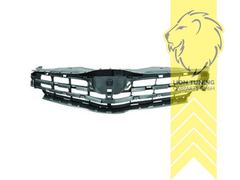 mit Emblemaufnahme, schwarz, ABS Kunststoff, Eintragungsfrei / als Ersatzteil verwendbar