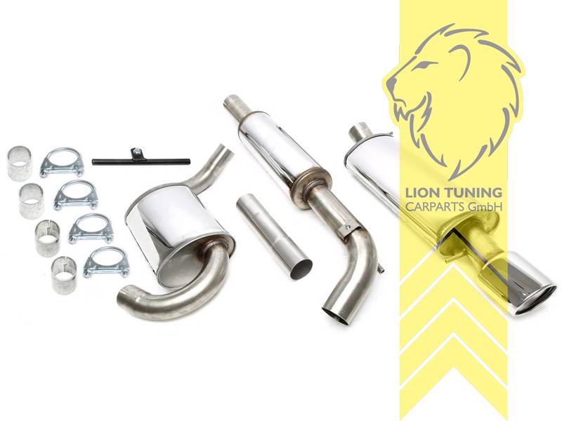 1 x 90mm x 120mm oval / gebördelt, Endrohr single, Oval, Edelstahl, 2.9 VR6 ABV, Eintragungsfrei / mit ABE