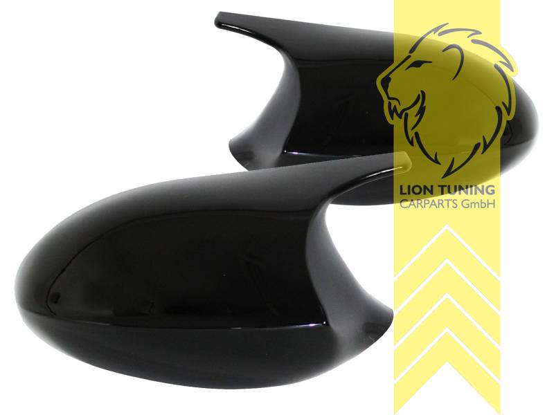 schwarz glänzend, ABS Kunststoff, Eintragungsfrei / als Ersatzteil verwendbar