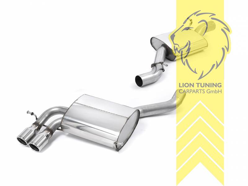 70 mm (2,75 Zoll), 2 x 80mm, Endrohr doppel, 80mm, Edelstahl poliert, Edelstahl, Eintragungsfrei / mit ABE