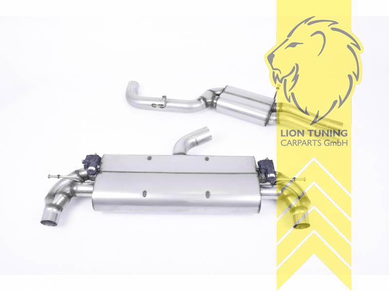 76 mm (3 Zoll), 1x 170x107mm, Endrohr duplex, 170 x 107 mm, Edelstahl poliert, nicht passend für Fahrzeuge mit OPF, Edelstahl, Eintragungsfrei / mit ABE