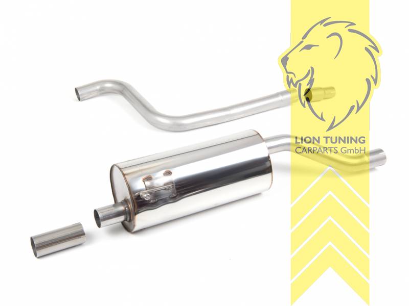 60 mm (2,35 Zoll), 1 x 90mm, Endrohr single, 90mm, Edelstahl schwarz lackiert (Cerakote), nur passend für Fahrzeuge mit OPF, Edelstahl, Eintragungsfrei / mit ABE