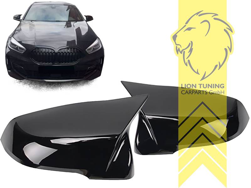 schwarz glänzend, ABS Kunststoff, Eintragungsfrei / als Ersatzteil verwendbar