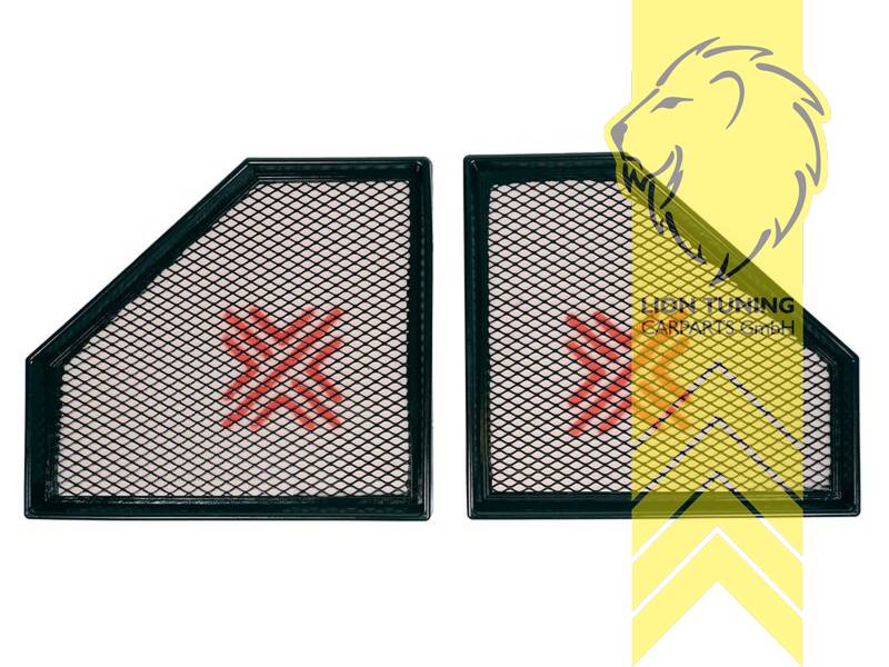 Länge: 271/257mm x Breite: 241mm, Rechteckig, Es werden 2 Filter geliefert, Pipercross, Eintragungsfrei / keine Eintragung nötig