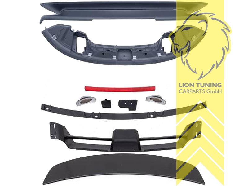 Ersatzteile von äquivalenter Qualität für die Besitzer des Fahrzeugs (entspr. EU-Verordnung 46/2010), ABS Kunststoff, Carbon, grundiert