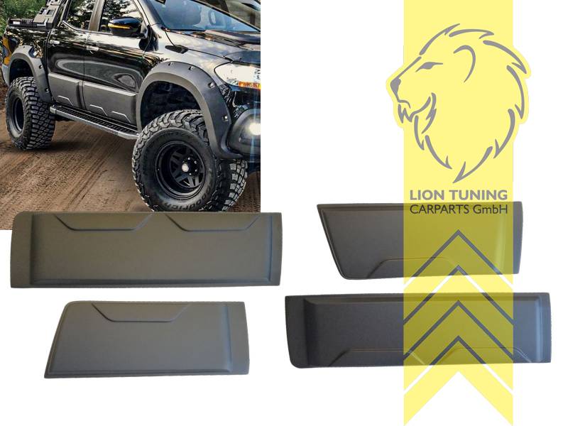 schwarz matt, ABS Kunststoff, Eintragungsfrei / als Ersatzteil verwendbar