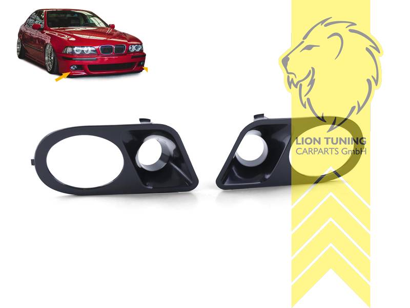 nur passend für M-Paket und M5 Stoßstange, ABS Kunststoff, schwarz - lackierfähig, Eintragungsfrei / als Ersatzteil verwendbar