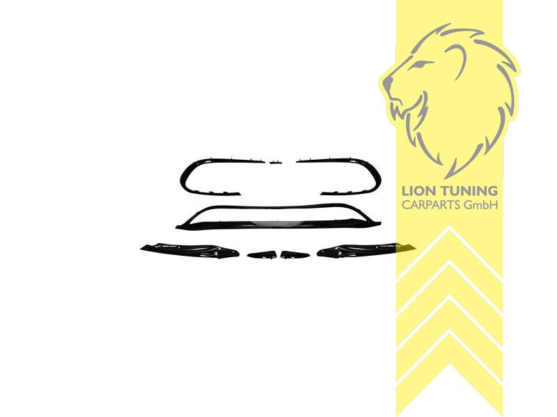 schwarz glänzend, Ersatzteile von äquivalenter Qualität für die Besitzer des Fahrzeugs (entspr. EU-Verordnung 46/2010), PP Kunststoff