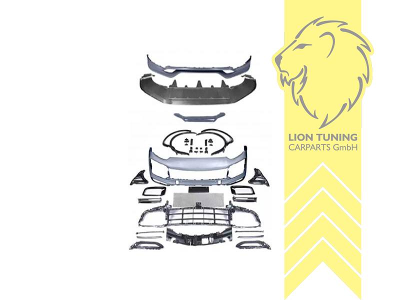 Ersatzteile von äquivalenter Qualität für die Besitzer des Fahrzeugs (entspr. EU-Verordnung 46/2010), für Fahrzeuge mit Tagfahrlicht, PP Kunststoff, grundiert, für Fahrzeuge mit PDC, für Fahrzeuge ohne Radar (ACC), für Fahrzeuge ohne SRA