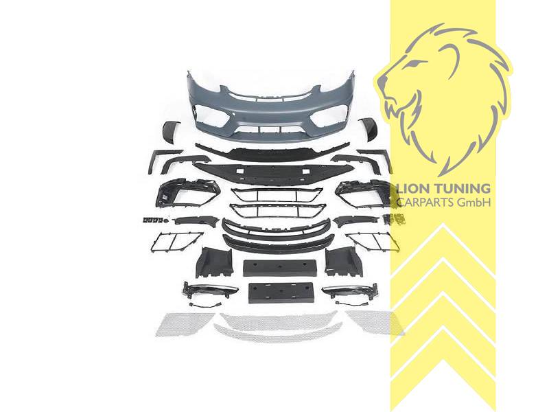 Ersatzteile von äquivalenter Qualität für die Besitzer des Fahrzeugs (entspr. EU-Verordnung 46/2010), mit Tagfahrlicht, PP Kunststoff, grundiert, für Fahrzeuge mit PDC, für Fahrzeuge ohne SRA