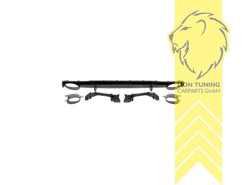 links und rechts, schwarz glänzend, nur passend für Modelle mit S-Line, nicht für Modelle mit Anhängerkupplung, nicht passend für Allroad, nicht passend für Modelle mit Active Sound Modul, nicht passend für RS6, PP Kunststoff, Eintragungsfrei / als Ersatzteil verwendbar