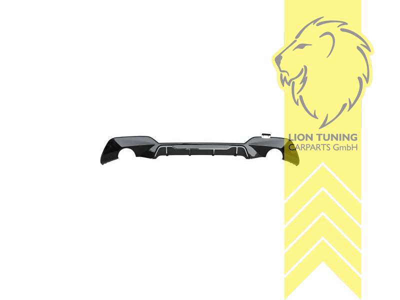 links und rechts, schwarz glänzend, carbon Optik, nur passend für Fahrzeuge mit M-Paket, PP Kunststoff, Eintragungsfrei / als Ersatzteil verwendbar