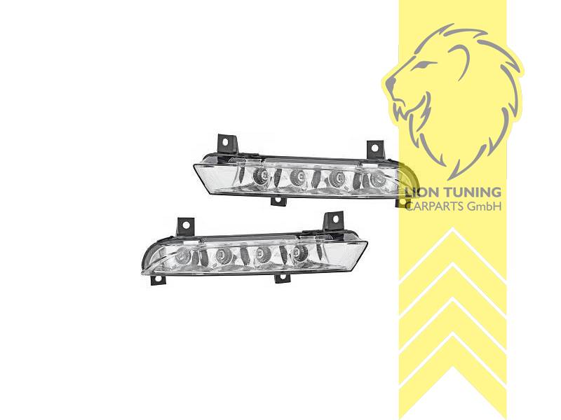 nur passend für original RS Stoßstange oder unsere Artikelnummer: 14102, Eintragungsfrei / mit R87 Zulassung als Tagfahrlicht, Eintragungsfrei / mit E-Prüfzeichen