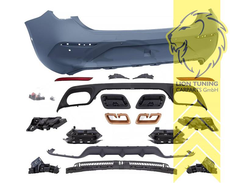 links und rechts, Ersatzteile von äquivalenter Qualität für die Besitzer des Fahrzeugs (entspr. EU-Verordnung 46/2010), PP Kunststoff, grundiert, für Fahrzeuge mit PDC