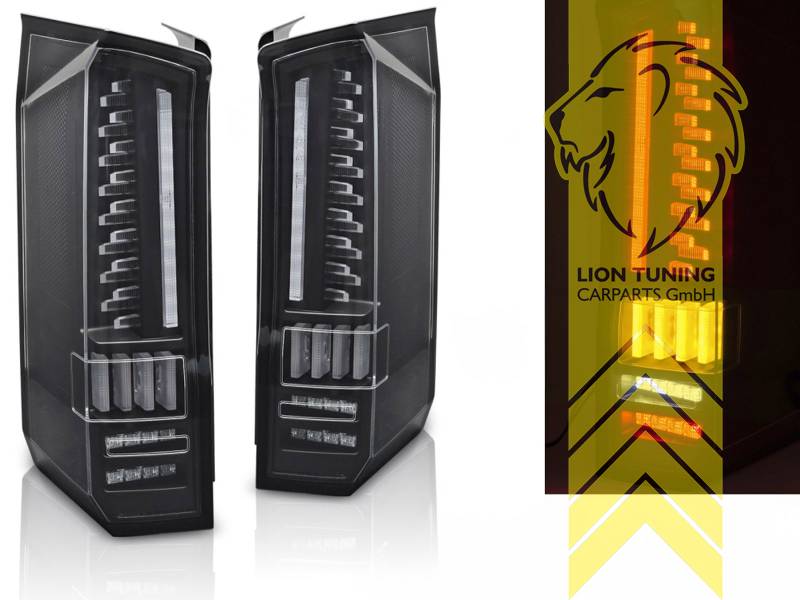 LED, mit LED Blinker, dynamischer LED Blinker, schwarz, Eintragungsfrei / mit E-Prüfzeichen