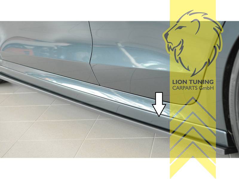 schwarz matt, ABS Kunststoff, schwarz - lackierfähig, Eintragungsfrei / mit ABE