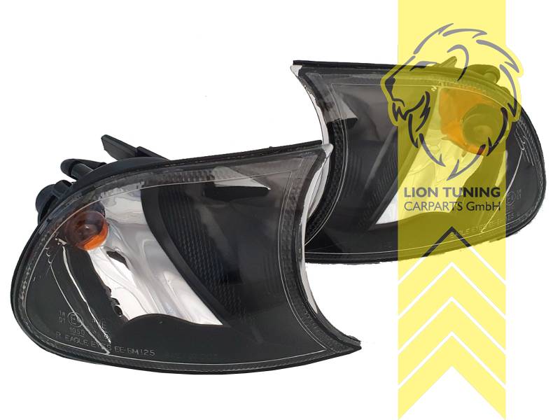 Halogen, schwarz, nur passend für gesteckte Blinkerbefestigung, Blinkerbirnen BAU15S, Eintragungsfrei / mit E-Prüfzeichen