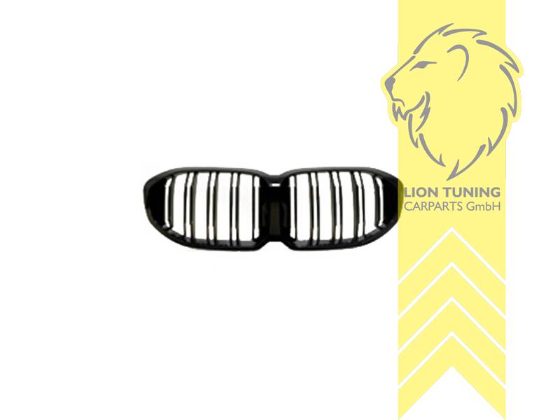 Doppelsteg, schwarz glänzend, ABS Kunststoff, Eintragungsfrei / als Ersatzteil verwendbar