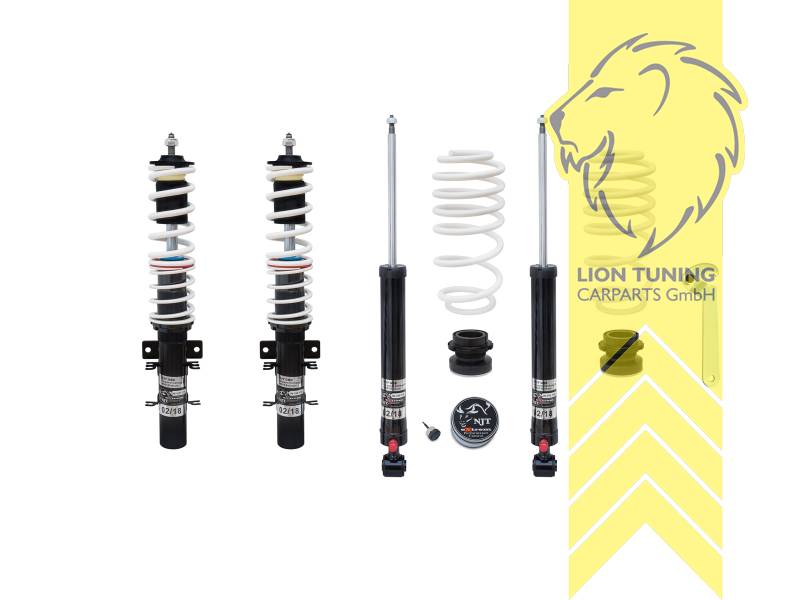 Zugstufe einstellbar, weiss, nicht passend für 4WD / M3, Metall / Stahl, Eintragungspflichtig / Teilegutachten liegt bei
