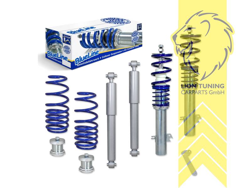 fest, blau, nicht passend für Allrad, für Modelle mit Federbeinaufnahme Ø 51mm, Stahl verzinkt, Eintragungspflichtig / Teilegutachten liegt bei