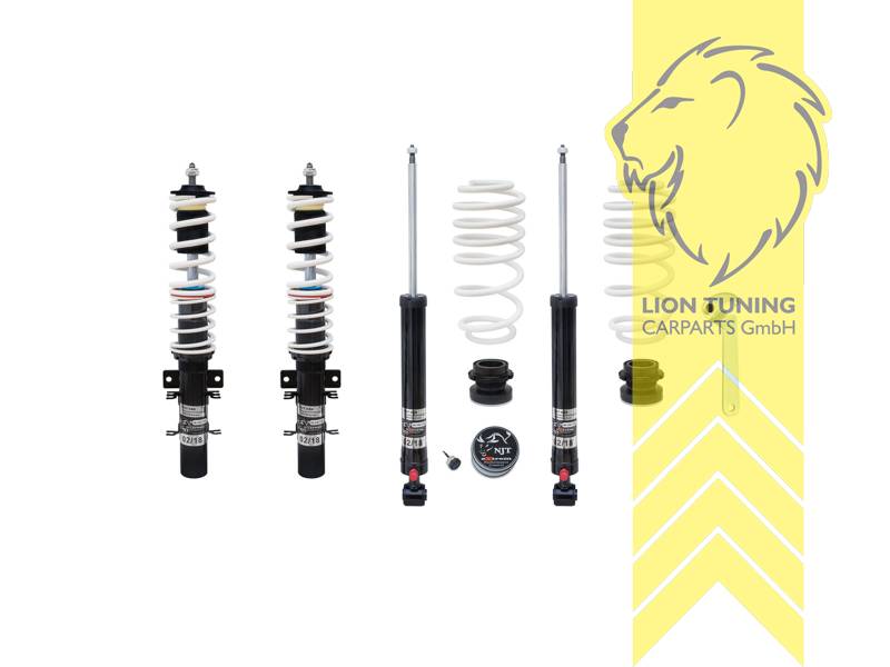 Zugstufe einstellbar, weiss, nicht passend für Allrad, Metall / Stahl, Eintragungspflichtig / Teilegutachten liegt bei