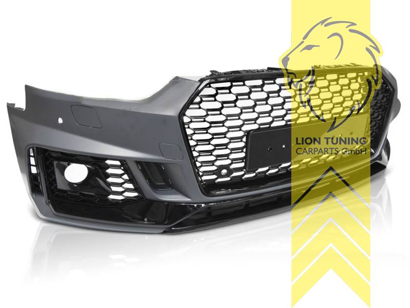 schwarz, Ersatzteile von äquivalenter Qualität für die Besitzer des Fahrzeugs (entspr. EU-Verordnung 46/2010), PP Kunststoff, grundiert, für Fahrzeuge mit PDC, für Fahrzeuge mit SRA