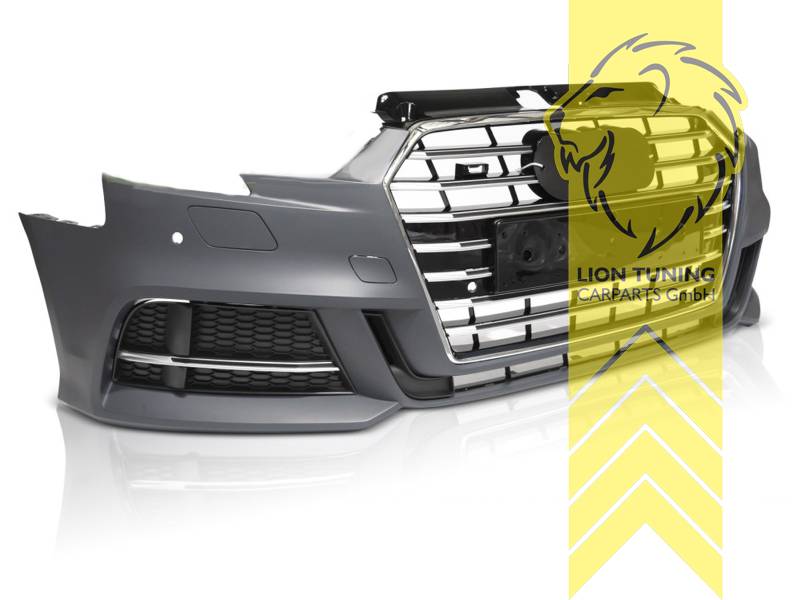 Ersatzteile von äquivalenter Qualität für die Besitzer des Fahrzeugs (entspr. EU-Verordnung 46/2010), PP Kunststoff, grundiert, für Fahrzeuge mit PDC, für Fahrzeuge mit SRA