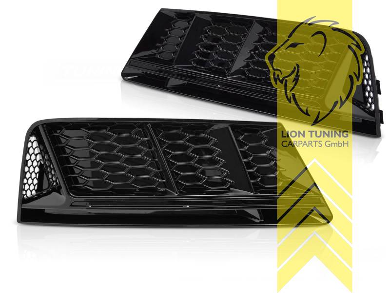 schwarz glänzend, nicht passend für S-Line, PP Kunststoff, Eintragungsfrei / als Ersatzteil verwendbar