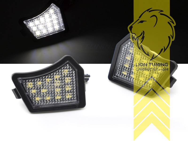 nur passend wenn ab Werk schon eine Umfeldbeleuchtung verbaut ist!, LED, Eintragungsfrei / mit E-Prüfzeichen