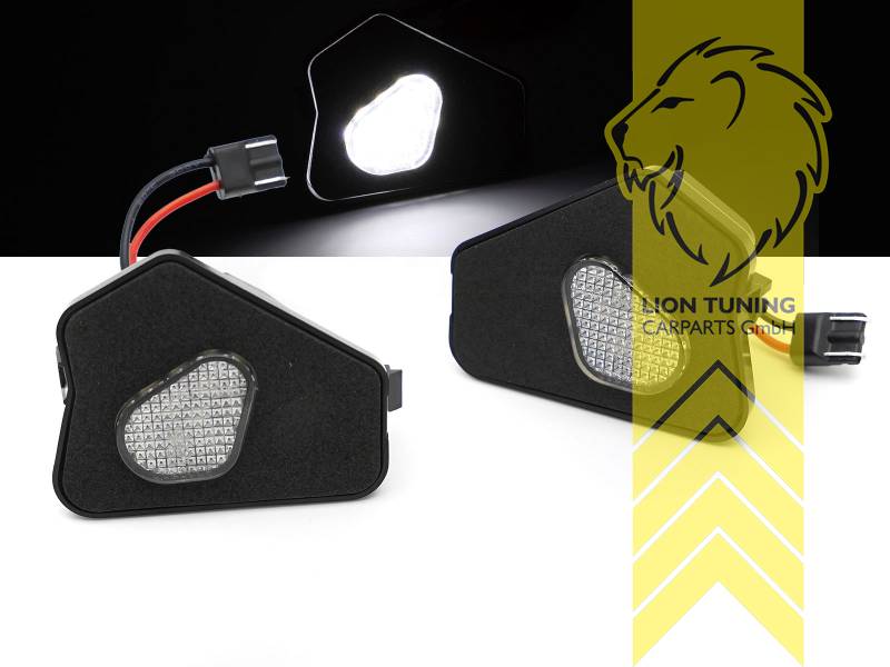 nur passend wenn ab Werk schon eine Umfeldbeleuchtung verbaut ist!, LED, Eintragungsfrei / mit E-Prüfzeichen