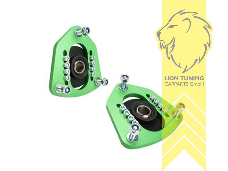 mit Sturz / - Nachlaufverstellung, durch Austausch der Domlager zusätzliche Tieferlegung von 25mm