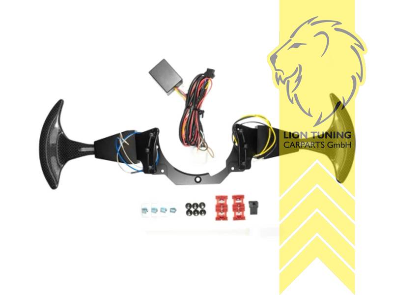 glänzend, Nur passend für Fahrzeuge mit Automatikgetriebe mit Sportmodus, Carbon, Aluminium