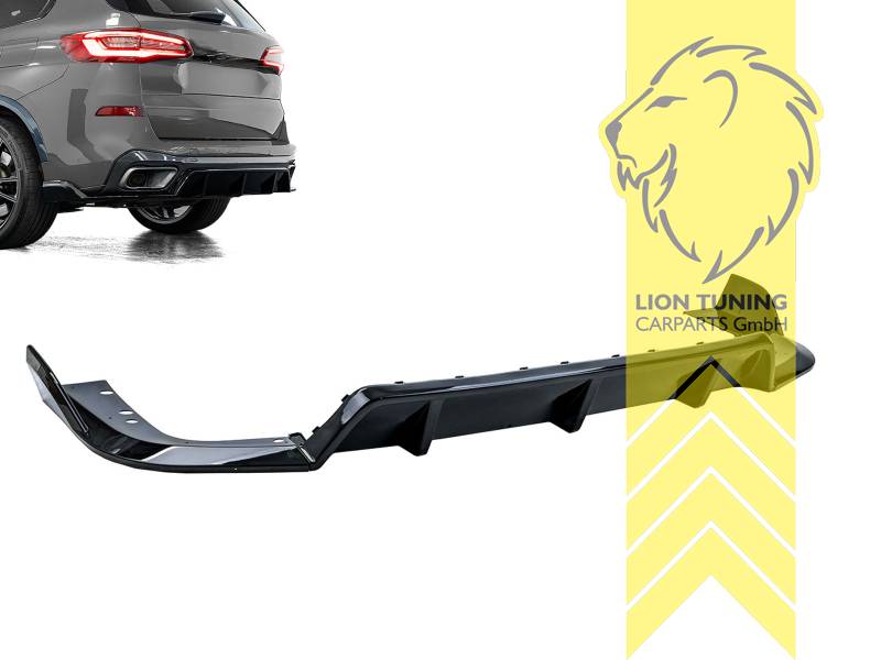 links und rechts, schwarz glänzend, nur passend für Fahrzeuge mit M-Paket, PP Kunststoff, Eintragungsfrei / als Ersatzteil verwendbar