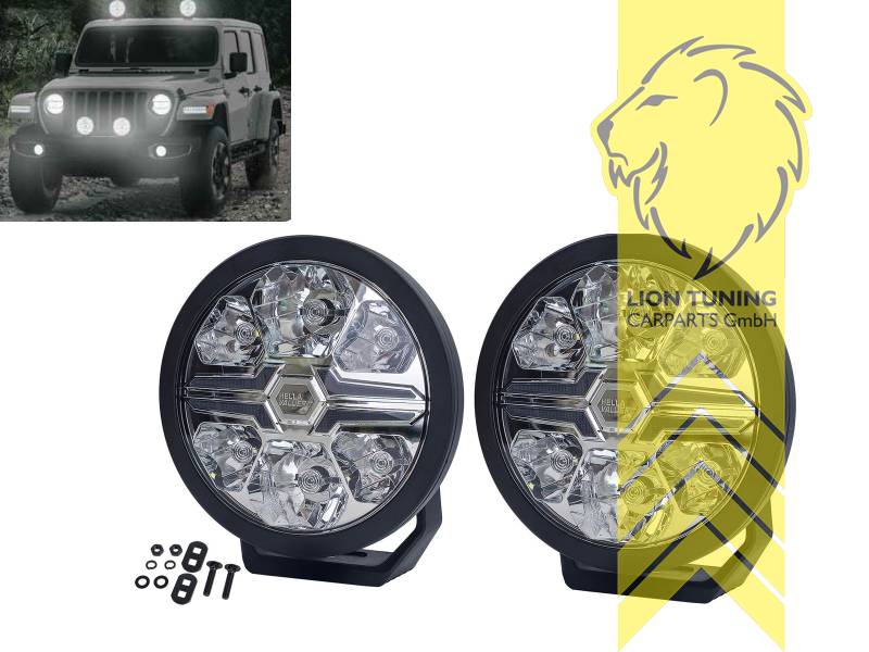 7 Zoll / 17,8cm, 6000 K, 1200 g, 22 Watt, 1FJ 357 198 041, Eintragungsfrei / mit E-Prüfzeichen